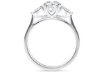 Barcelona Trilogy Platinum Round Engagement Ring