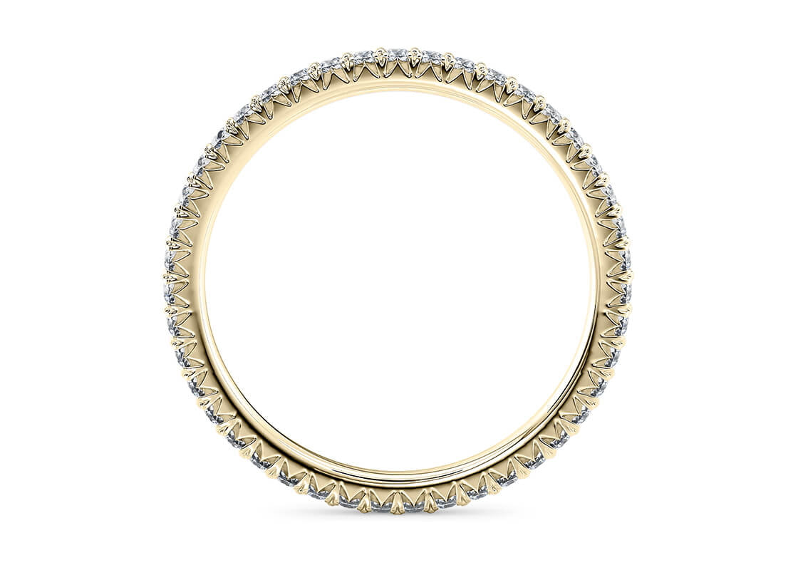 Kindrea Yellow Gold 18k Full Set Eternity Ring
