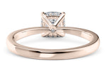 Starlight Solitaire Rose Gold 18k Cushion Engagement Ring