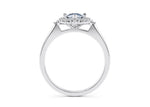 Hampstead Halo Platinum Marquise Engagement Ring