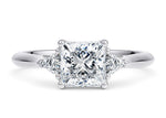 Paris Trilogy Platinum Princess Engagement Ring