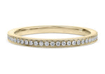 Paragon Yellow Gold 18k Half Set Eternity Ring