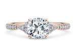 Gaia Vintage Rose Gold 18k Cushion Engagement Ring