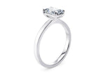 1477 Classic Solitaire Platinum Radiant Engagement Ring