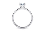 Delicacy Vintage Platinum Radiant Engagement Ring
