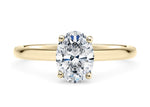Paloma Solitaire Yellow Gold 18k Oval Engagement Ring