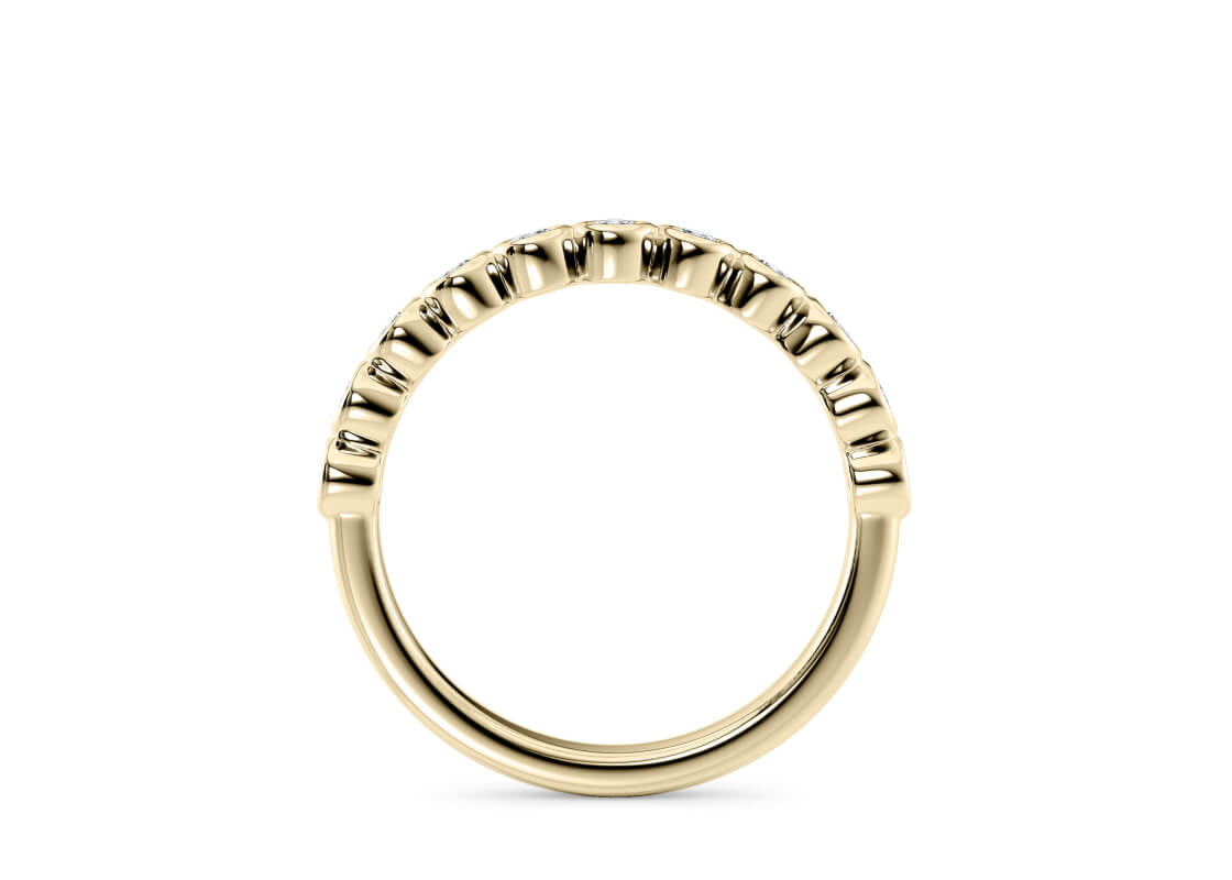 Tea Petite Eternity Yellow Gold 18k Full Set Natural Eternity Ring