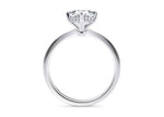 Starlight Compass Solitaire Platinum Cushion Engagement Ring