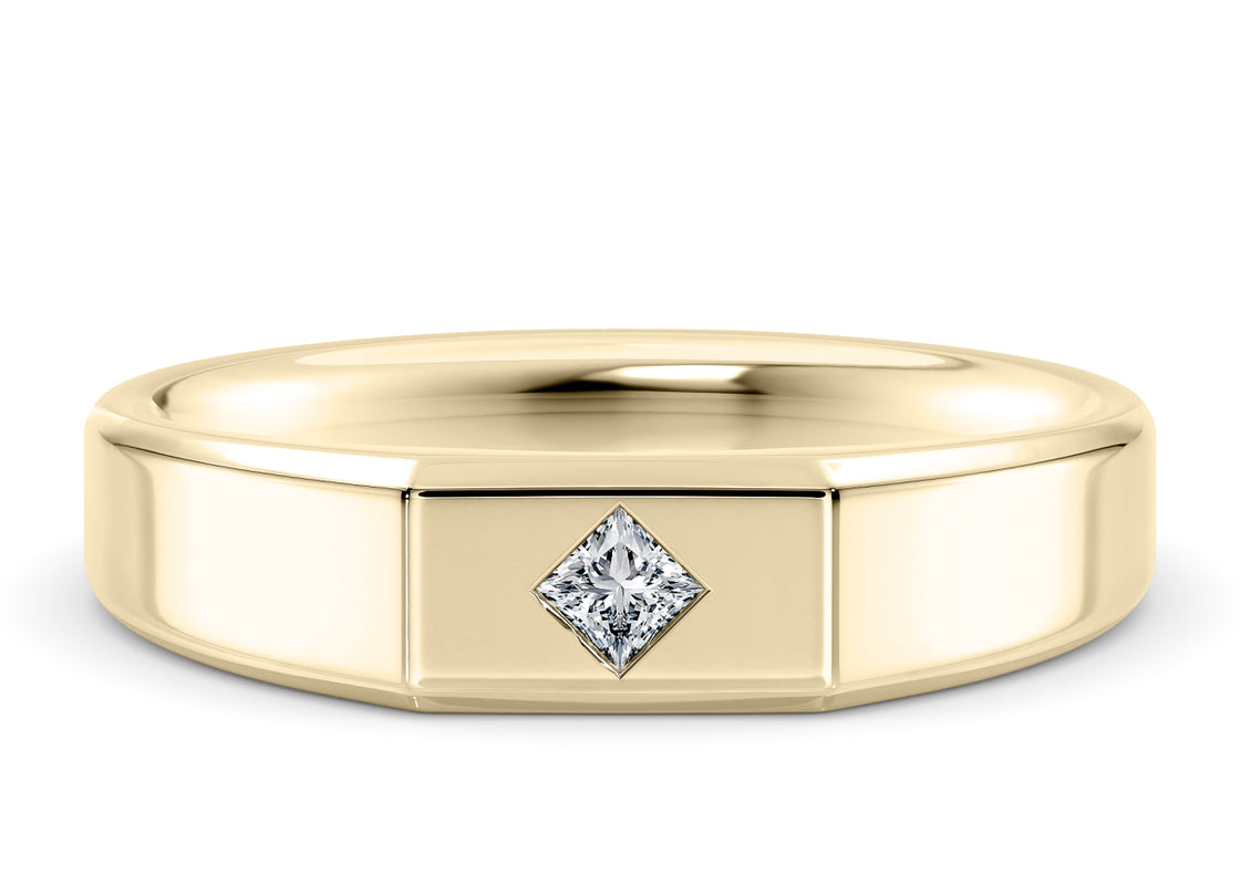 Apollo Yellow Gold 18k Wedding Band