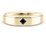 Apollo Noir Yellow Gold 18k Wedding Band