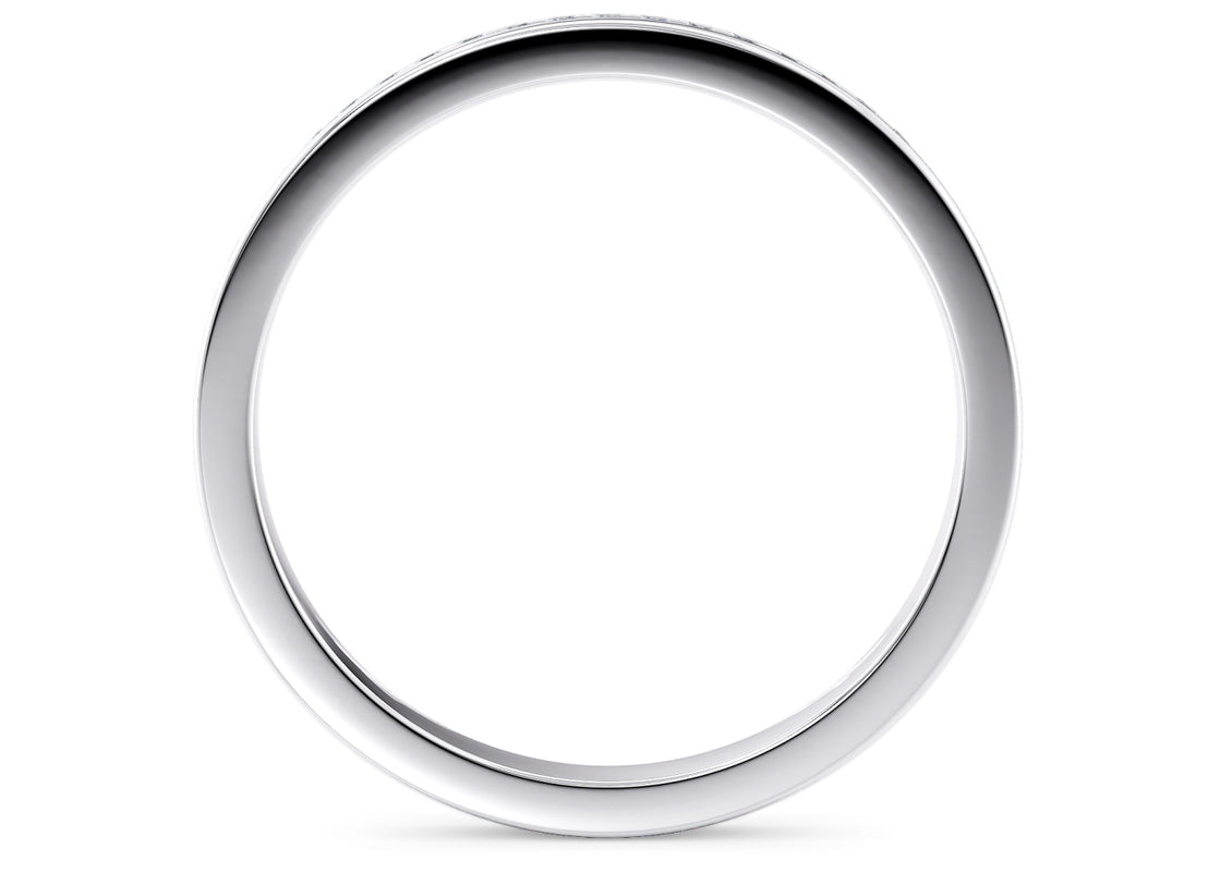 Adarna White Gold 18k Full Set Eternity Ring