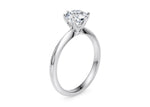 Allure Solitaire Platinum Round Engagement Ring