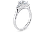 Barcelona Trilogy Platinum Round Engagement Ring