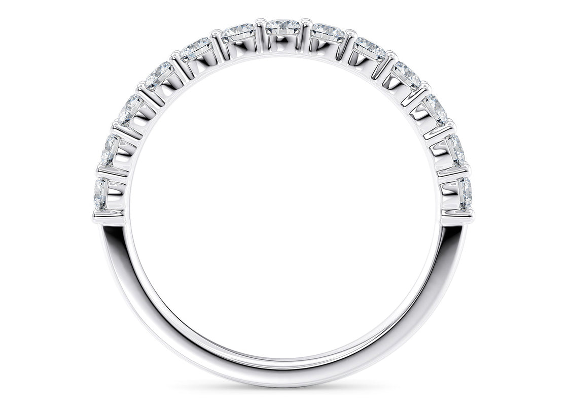 Akinia White Gold 18k Full Set Natural Eternity Ring