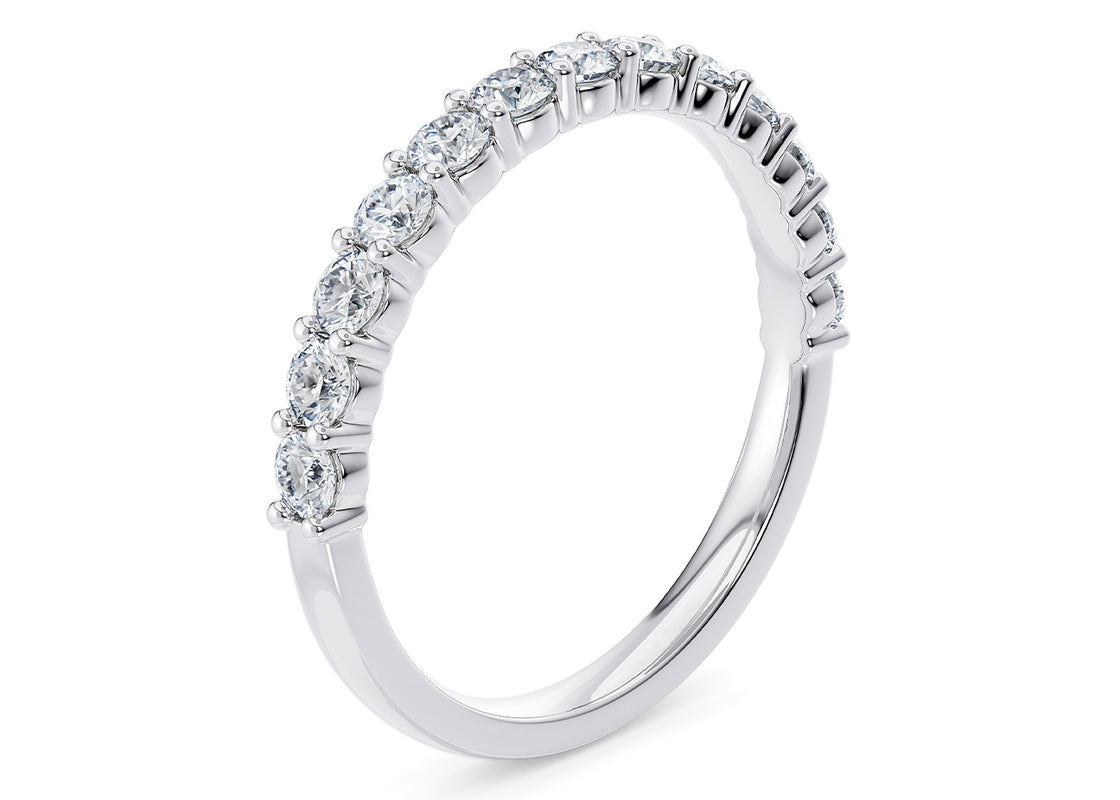 Akinia White Gold 18k Full Set Natural Eternity Ring