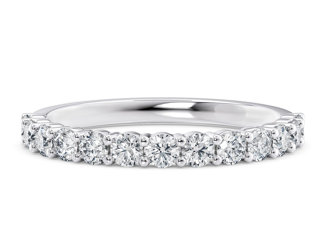 Akinia White Gold 18k Full Set Natural Eternity Ring