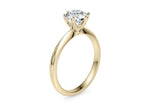 Allure Solitaire Yellow Gold 18k Round Engagement Ring