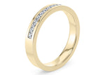 Allya Yellow Gold 18k Half Set Eternity Ring
