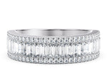 Anastasia White Gold 18k Full Set Natural Eternity Ring