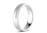 Andreas Brushed  White Gold 18k Lab Grown Wedding Band
