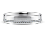 Andreas White Gold 18k Lab Grown Wedding Band