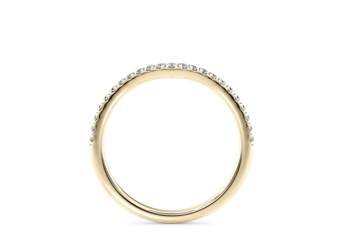 Aurelle Yellow Gold 18k Eternity Ring