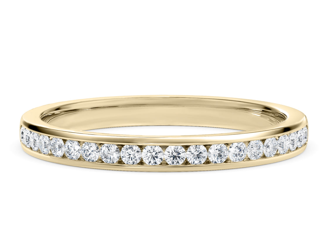 Tsarina Yellow Gold 18k Half Set Eternity Ring