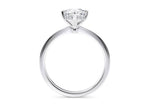 Starlight Compass Solitaire Platinum Round Engagement Ring