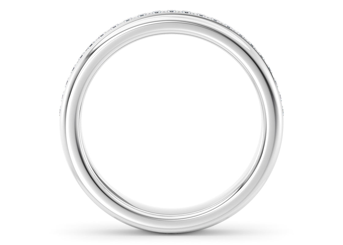 Zeus White Gold 18k Wedding Band