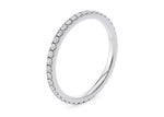 Vogue White Gold 18k Full Set Eternity Ring