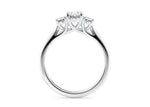 Venice Trilogy White Gold 18k Oval Engagement Ring