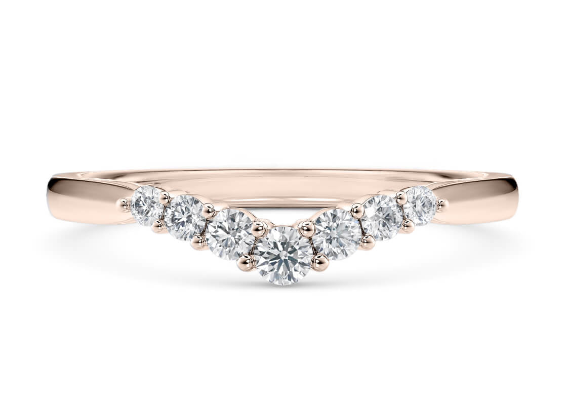 Delphine Rose Gold 18k Eternity Ring