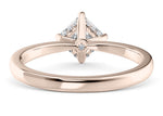 Starlight Compass Solitaire Rose Gold 18k Asscher Engagement Ring