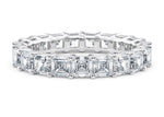Regent Asscher Full Set White Gold 18k Natural Eternity Ring