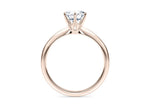 Allure Solitaire Rose Gold 18k Round Engagement Ring