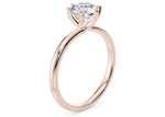 Zeta Solitaire Rose Gold 18k Round Engagement Ring