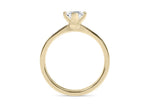 Delicacy Vintage Yellow Gold 18k Marquise Engagement Ring