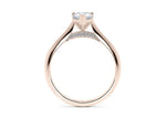 Iris Solitaire Rose Gold 18k Pear Engagement Ring