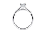 Hope Solitaire Platinum Emerald Engagement Ring