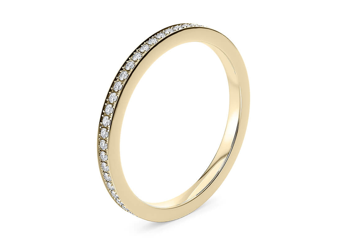 Paragon Yellow Gold 18k Full Set Eternity Ring
