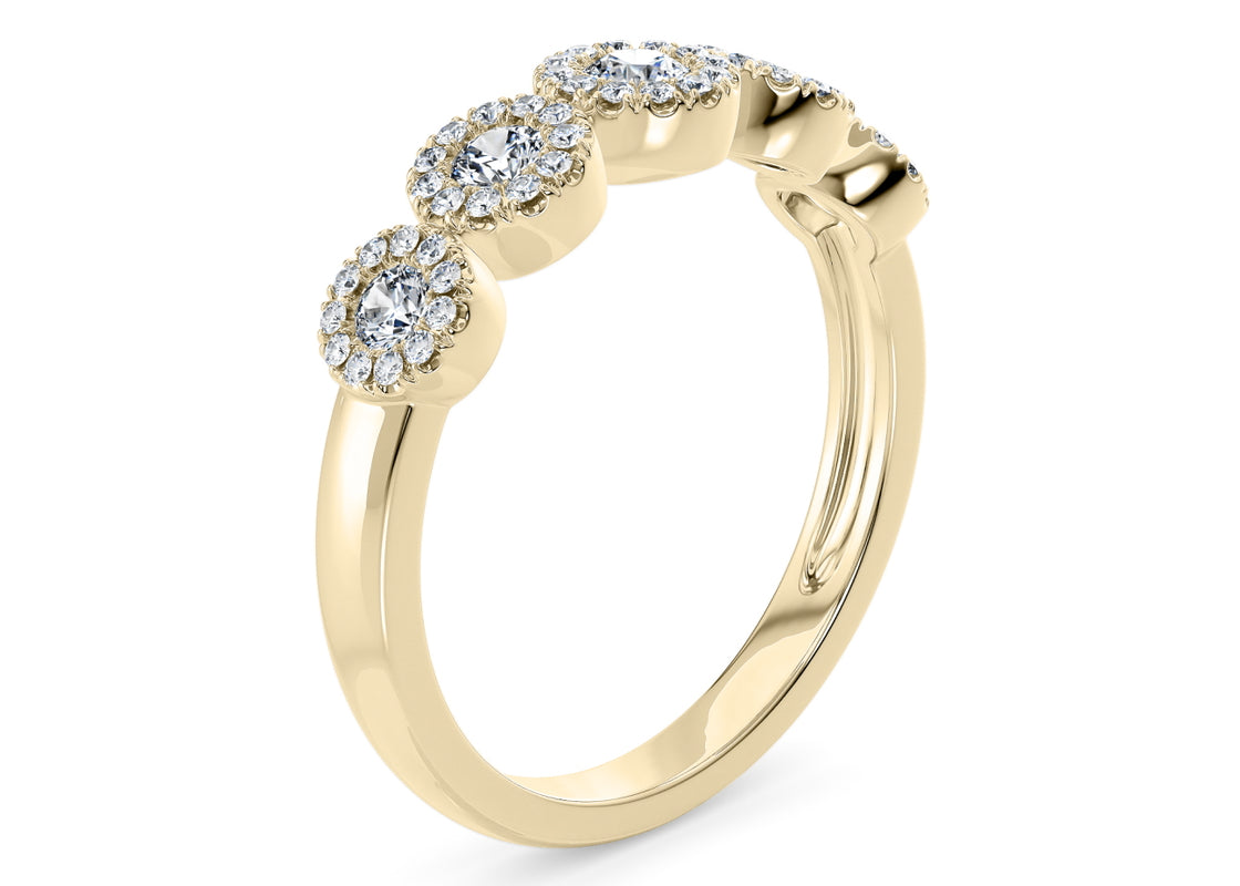Bahira Yellow Gold 18k Eternity Ring