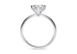 Starlight Compass Solitaire Platinum Princess Engagement Ring