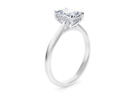 Hope Solitaire Platinum Radiant Engagement Ring