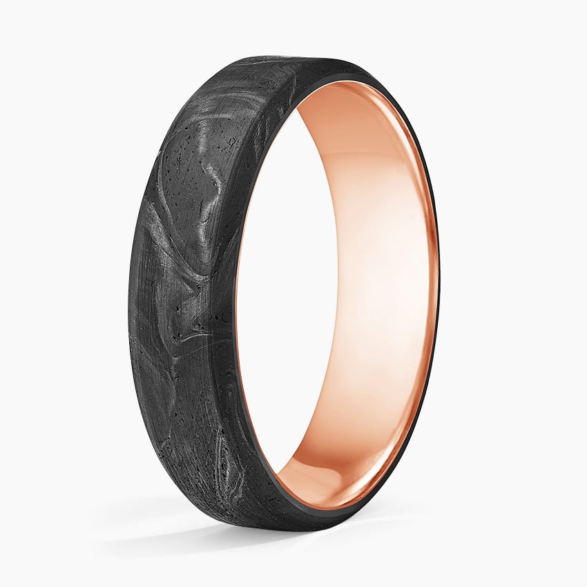 Bennett 6mm Wedding Ring Rose Gold 18k Wedding Band