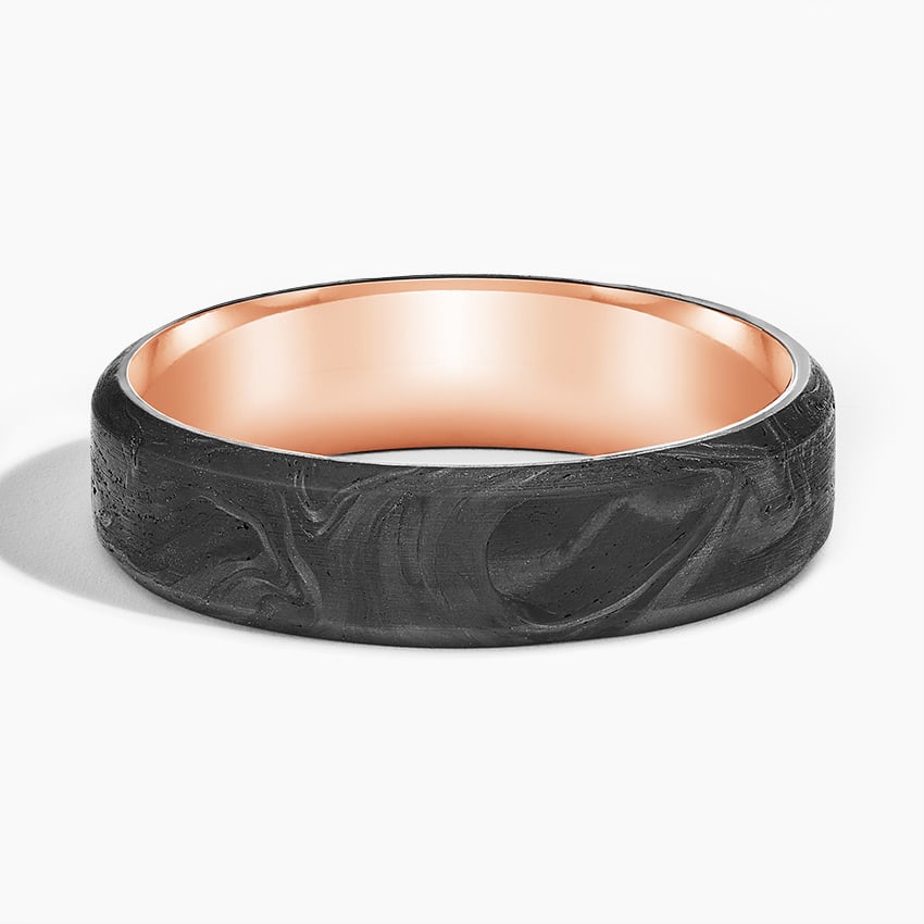 Bennett 6mm Wedding Ring Rose Gold 18k Wedding Band