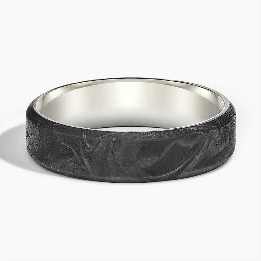 Bennett 6mm Wedding Ring White Gold 18k Wedding Band