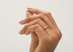 Tsarina White Gold 18k Half Set Eternity Ring