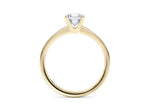 1477 Classic Solitaire Yellow Gold 18k Asscher Engagement Ring