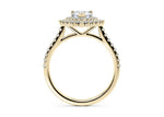 Berkeley Halo Yellow Gold 18k Pear Engagement Ring