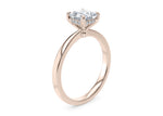Starlight Solitaire Rose Gold 18k Princess Engagement Ring